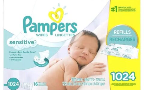 Pampers帮宝适 天然/防过敏 婴儿清洁湿巾超值装 特卖！