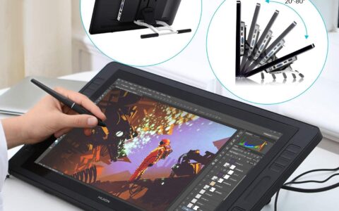 历史低价！HUION 绘王 Kamvas Pro 20 19.5英寸 专业级 高清绘画屏/手绘屏/数位屏特卖+包邮！