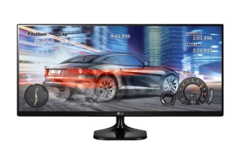 LG 25英寸21:9超宽屏全高清 IPS液晶显示器特价！支持分屏和画中画！