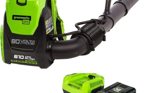 历史低价！Greenworks PRO 80V 145 MPH - 580 CFM 背负式无绳吹扫机/吹叶机特卖+包邮！