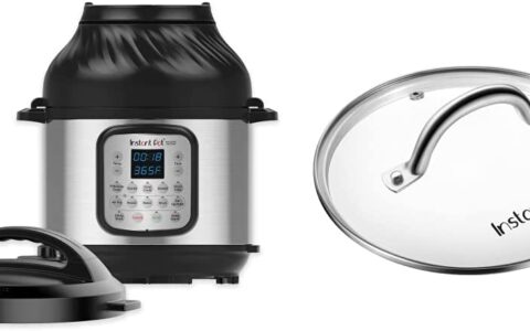 手慢无！历史最低价！Instant Pot Duo Crisp 6夸脱11合一 三锅盖 空气炸锅/电压锅+玻璃锅盖套装特卖+包邮！