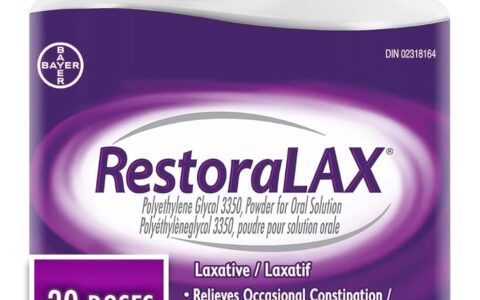 历史低价！便秘克星！RestoraLAX 通便排毒冲剂特卖！30剂/510克