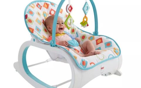哄娃神器！费雪Fisher-Price 婴幼儿多功能安抚摇椅特卖！