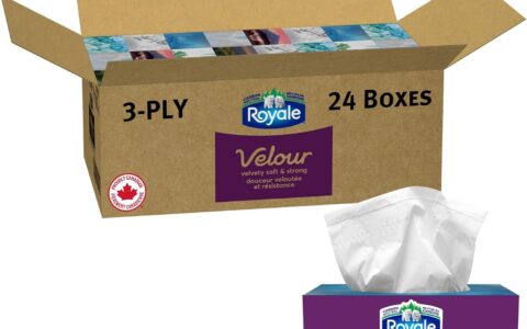 历史低价！Royale Velour  超柔软 3层面巾纸（24盒）特卖！2款可选！