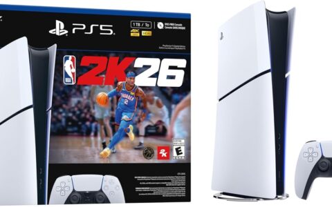 历史低价！PlayStation 5 数字版 游戏机  +《NBA 2K26 》捆绑包特卖+包邮！