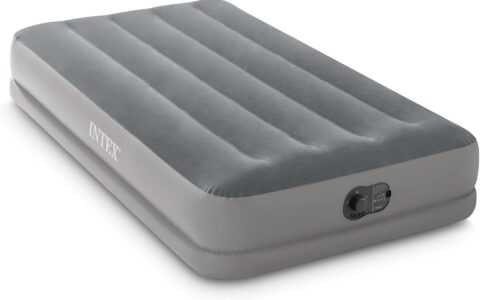 INTEX 64112E Dura-Beam 12英寸 标准加高型 Twin 气垫床/充气床特卖+包邮！内置USB电动泵