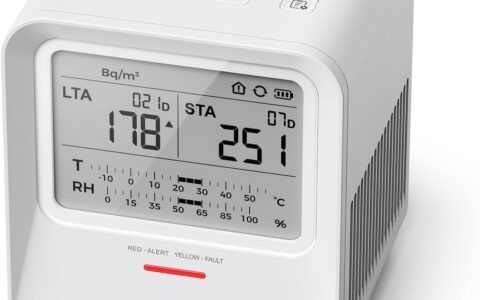 历史低价！X-Sense 声光警报 电池供电 氡气检测仪特卖+包邮！原价159.99