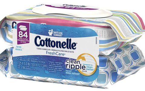 Cottonelle FreshCare 可冲马桶的湿巾纸 两包装 半价特惠！