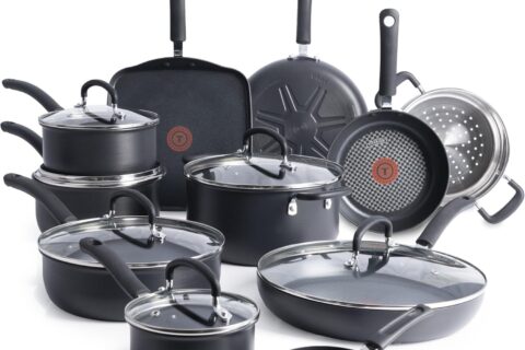 T-FAL 终极硬质阳极氧化 17件套 红点不粘锅具套装特卖+包邮！