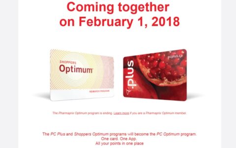 Pharmaprix/Loblaw新卡出炉！如何转积分？本周六20倍积分！