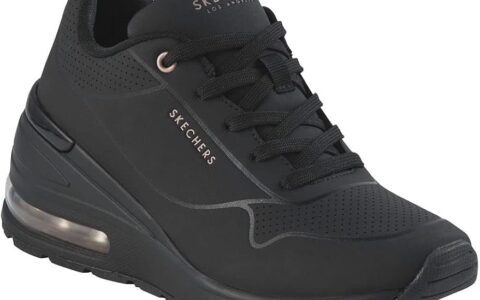 历史低价！Skechers 斯凯奇 Million Air 增高舒适 女式气垫运动鞋 特卖+包邮！2色多码可选，原价120