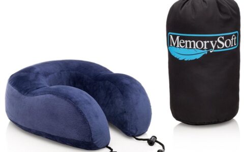 MemorySoft豪华超柔软记忆海绵护颈枕特卖！