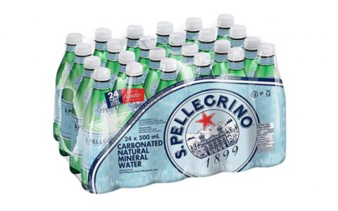 圣培露 San Pellegrino 500ml 天然气泡矿泉水24瓶 特价！