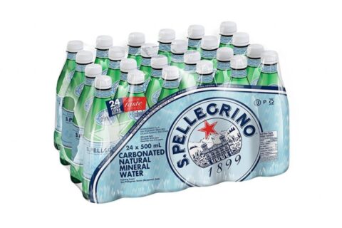 圣培露 San Pellegrino 500ml 天然气泡矿泉水24瓶 特价！