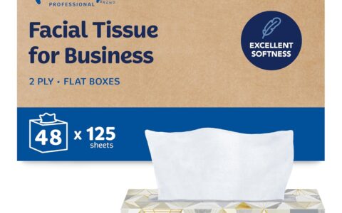 Kleenex Professional 专业面巾抽纸 48盒套装（125张x48盒）特卖！