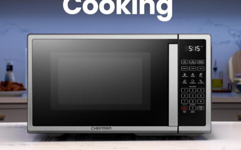 Chefman 700瓦 0.7 Cu. Ft.不锈钢微波炉特卖+包邮！