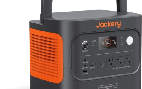 历史最低价！Jackery Explorer 2000 v2 便携式电源站/发电机特卖+包邮！家用电器备用电源，原价2499