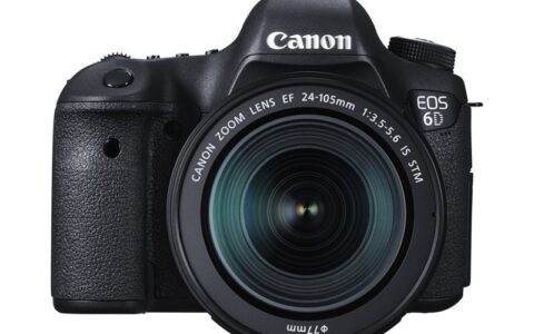 Canon佳能 EOS 6D单反套机（EF 24-105mm F/3.5-5.6 is STM镜头）特卖+包邮！