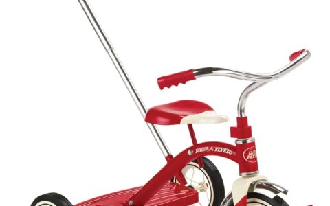 手慢无！历史最低价！遛娃神器！百年经典 Radio Flyer 经典亮红色 带推杆 儿童三轮车特卖+包邮！
