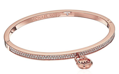 圣诞新年好礼：Michael Kors 玫瑰金镶钻手镯，限时特卖+包邮！