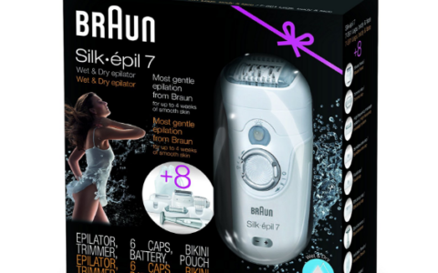 打造丝绸肌肤，Braun 博朗 Silk-épil 7561 干湿两用脱毛器，限时特卖+包邮！