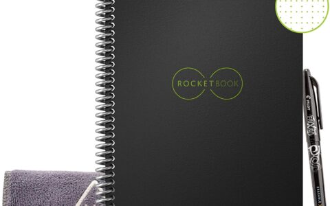 历史低价！Rocketbook 可重复使用的 神奇智能笔记本特卖！赠送专用笔和擦拭布