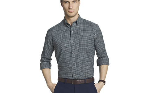 衬衫品牌Van Heusen 多款可机洗的男士衬衫超低价清仓特卖！5色可选！