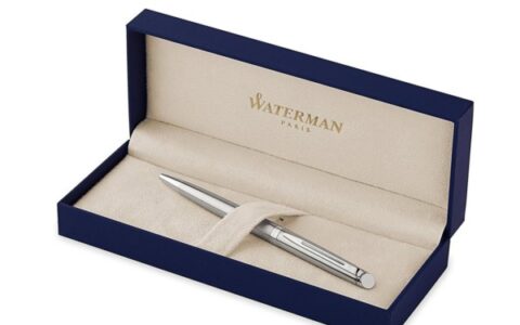 新低价！法国著名品牌威迪文Waterman Hemisphere不锈钢圆珠笔特卖+包邮！