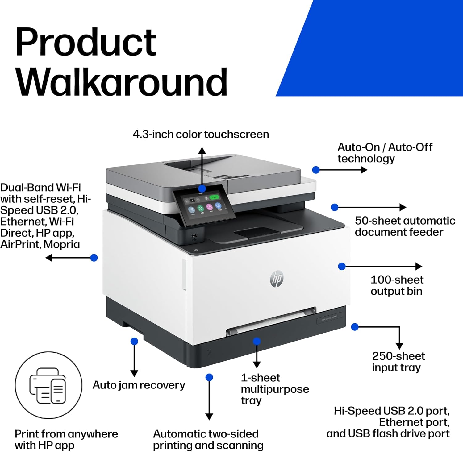 历史低价！HP 惠普 Colour LaserJet Pro MFP 3301fdw 无线多功能彩色激光打印机特卖+包邮！