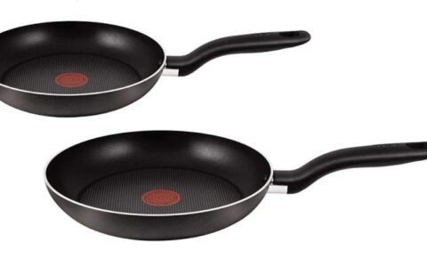 新低！法国 T-fal 红点不粘煎锅2件套（20cm, 26cm） 特卖！