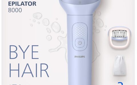 新款 Philips 飞利浦 8000系列 BRE708/00 无绳干湿两用 电动脱毛仪特卖+包邮！