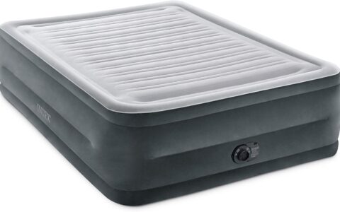 历史低价！多款 INTEX 气垫床/充气床超低价特卖！Intex 64417ED Dura-Beam 床高22英寸 气垫床/充气床特卖！内置电动泵！Queen Size