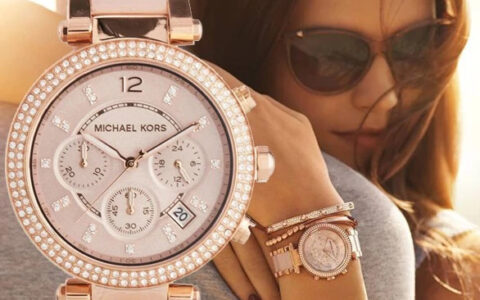 女神同款，Michael Kors 玫瑰金璀璨腕表，特卖+包邮！