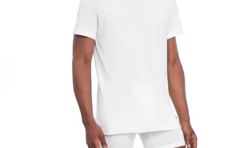 Tommy Hilfiger 柔软舒适 100%纯棉 白色男式T恤3件套特卖！