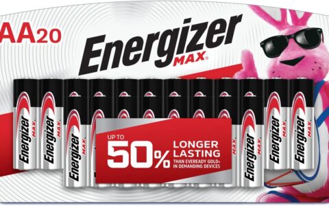 超低价！Energizer 劲量 MAX AA 碱性电池（20个装）特卖！