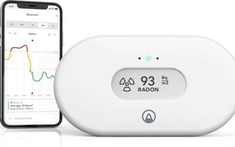 Airthings View Radon 2989 智能氡气监测仪特卖+包邮！带显示屏，还可测量湿度和温度
