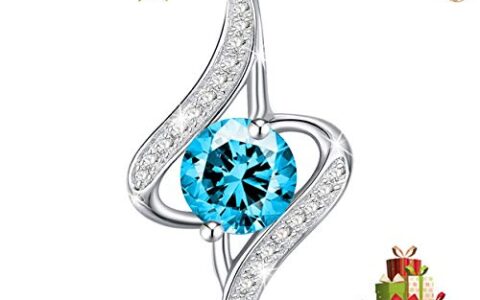 Necklace, Sterling Silver Blue Cubic Zirconia Pendant Necklace J.RosÃ©e Fine Jewelry Women The Eye Lover
