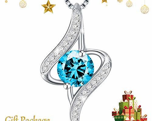 Necklace, Sterling Silver Blue Cubic Zirconia Pendant Necklace J.RosÃ©e Fine Jewelry Women The Eye Lover