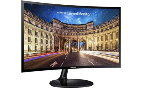 三星 Samsung 27英寸曲面屏超薄显示器特卖+包邮！