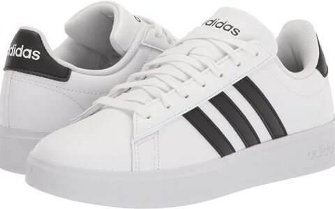 Adidas Grand Court 2.0 经典三条杠 女款/男款 百搭运动鞋特卖+包邮！多码可选！