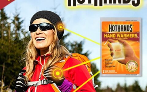 冬天必备！HotHands 暖手袋/暖手宝 8包装限时特价！10小时保暖