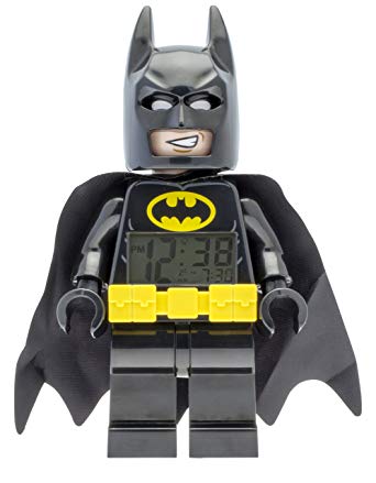 âLego Batman Movie 9009327 Batman Kids Minifigure Alarm Clock | Black/Yelow | Plastic | 9.5 inches Tall | LCD Display | boy Girl | Officialâçå¾çæç´¢ç»æ