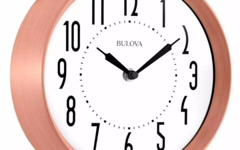 Bulova C4828 超清晰防碎设计挂钟特卖+包邮！