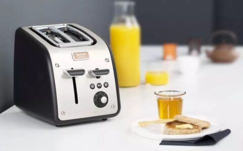 T-Fal TT771850双格不锈钢烤面包机特卖+包邮！