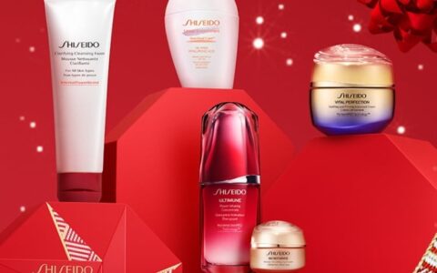 资生堂 Shiseido 官网特惠！全场满额送4件套礼包+蓝胖子防晒+洁面泡沫+百优面霜