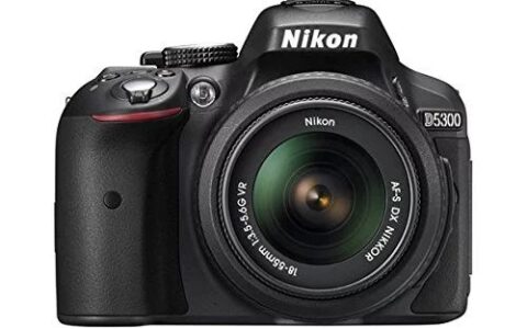 史低！Nikon 尼康 D5300 单反相机套装（AF-S 18-55mm VR II 镜头）特卖+包邮！