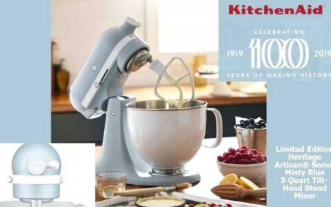 史低！KitchenAid 百年限量版 KSM180RPMB 多功能厨师机特卖+包邮！