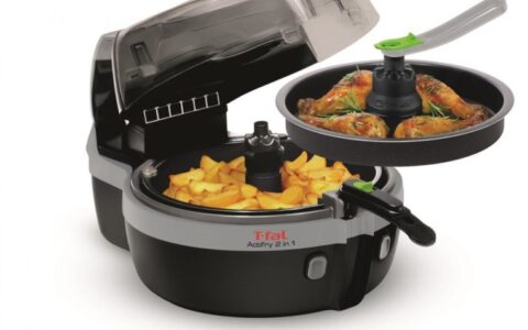 历史新低！T-Fal 顶级二合一健康空气炸锅YV960151特卖+包邮！2层烹饪+自动搅拌自动炒菜！