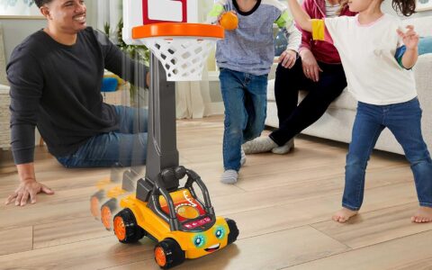 费雪 Fisher-Price B.B. Hoopster 电动投篮玩具特卖+包邮！ 