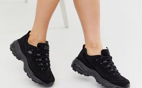 Skechers 斯凯奇 DLites-Play on 女式 熊猫鞋特卖+包邮！多码可选